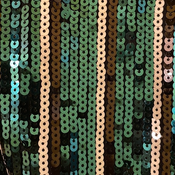 Striped Sequin Mini Dress by New Look - Picture 2 of 5